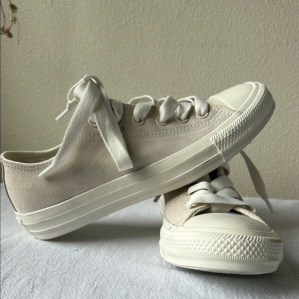 Tan Suede Chuck Taylor All Star Sneakers